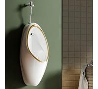 Orinal de cerámica montado en la pared con sensor automático para uso doméstico, comercial y público