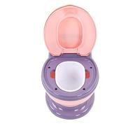 Orinal de entrenamiento para bebé, emulacional, tamaño grande, universal, desmontable, para entrenamiento, color morado rosáceo, 40 x 30 x 19 cm, productos para el cuidado del bebé (morado rosado)