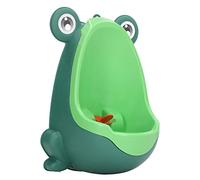 Orinal de Entrenamiento para Ir Al Baño Orinal para Niños con 2 Ventosas Plástico Montado en la Pared Objetivo Orinal de Entrenamiento para Ir Al Baño para Niños Pequeños (GREEN)