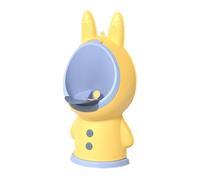 Orinal de entrenamiento para orinal de pie con ranura suspendible, altura ajustable, orinal de entrenamiento para niños, color azul bebé, 50 x 26 x 15 cm, productos para el cuidado del bebé (amarillo)