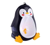 Orinal de entrenamiento para orinal, orinal con forma de pingüino para niños con altura ajustable, bonito soporte para entrenamiento de para inodoro, fácil de limpiar, orinal desmontable con