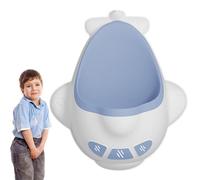 Orinal de entrenamiento para orinal para niños, lindo soporte de pared para orinal, a prueba de salpicaduras, con molino de viento giratorio, orinal de bebé para viajes, camping, niños preescolares