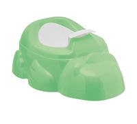 Orinal de plástico reciclado, con asiento anatómico y protección antisalpicaduras frontal, ligero, con asa fácil de transportar, colores surtidos, más de 18 meses