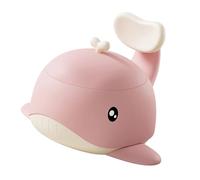 Orinal de viaje ligero para niños, base desmontable, asiento de entrenamiento para ir baño para niños de PP para niños pequeños durante viaje a casa, orinal portátil para bebés