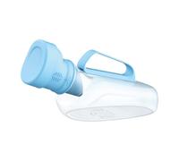 Orinal de viaje para hombre - para orinar de emergencia, botella de camping | Tapa sellada resistente a los derrames, recipiente lavable para uso hospitalario en la mesita de noche