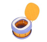 Orinal de Viaje para Niños, Multifuncional, Práctico, Ligero, Inodoro Plegable, Compacto, Portátil, Orinal de Emergencia para Coche para Niños (YELLOW)
