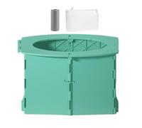 Orinal de viaje para niños, orinal de viaje para bebés, cubo plegable reutilizable para uso diario, carretera, viajes, avión, camping, hotel, tienda de campaña, baño, interior y exterior