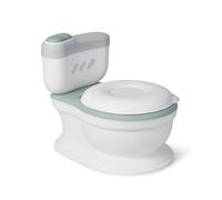 Orinal Musical Infantil Saro con Melodía, Sonido de Descarga, Borde Antisalpicaduras, Porta Rollos, Asiento Blando, Compartimento para Toallitas