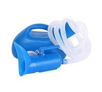 Orinal nocturno portátil WC, Urinario a prueba de fugas, unisex, portátil, 3 en 1, botella de orina for viajes en coche y camping(Blue)