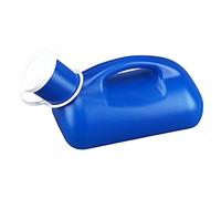 Orinal nocturno portátil WC, Urinarios for hombres Botellas de orina espesa for hombres con tapas de rosca a prueba de derrames y fugas de 1200 ml