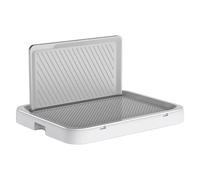 Orinal para mascotas - Cojín de inodoro para cachorros de 50,5x39 cm, base antideslizante estable, diseño antisalpicaduras, rejilla de malla de PP duradera, de limpieza lavable | Conveniente