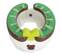 Orinal para Niños Pequeños, Inodoro de Entrenamiento, Inodoro de Emergencia, Portátil, Multifuncional, Plegable, Asiento de Inodoro de Viaje para Niños, Orinal (BROWN)