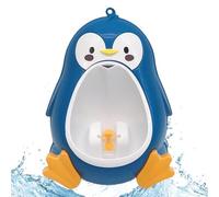Orinal para niños pequeños - Orinal de pie de entrenamiento con forma de pingüino con altura ajustable | Soporte para orinar para entrenamiento en el baño para guardería, baño y uso doméstico | Soluci