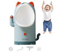 Orinal para niños pequeños para niños, urinarios para niños pequeños para el aprendizaje de la limpieza - Niños de entrenamiento de pis de dibujos animados - Lindo entrenador de orinario de orinario