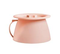 Orinal personal - Cubo de cámara compacto para hombres y mujeres | Inodoro portátil ligero con tapa segura y mango fácil de agarrar para niños, adultos, personas mayores, viajeros al aire libre