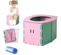 Orinal plegable para bebe,Orinal de Viaje para Niños,Inodoro Infantil Plegable,Orinal portatil infantil plegable,Asiento Inodoro Plegable,Orinal wc infantil (polen de camelia)