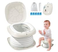 Orinal Portatil Niños Plegable: Inodoro Portátil Para Niños, Asiento De Inodoro Para Niños, Orinal Plegable De Viaje Portátil, Inodoro Plegable Portatil, Inodoro Plegable Asientos,Gris