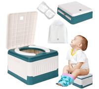 Orinal Portatil Niños Plegable,Orinal Plegable para Bebe,Inodoro Portatil Niños Plegable,Asiento Inodoro para Niños,Plegable Potty Training,Orinal Viaje y WC Portátil para Niño,WC Portatil Niños