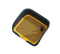 Orinal Portátil para Mascotas Valla Elevada Inodoro para Perros con Poste Guía Urinario para El Aseo Puntual Diseño Desmontable Fácil de Limpiar Diseño de Valla con Esquinas Redondeadas Adecuado para