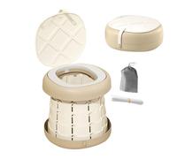 Orinal Portátil para Niños,Asiento de WC Plegable | Retrete de Aprendizaje Antideslizante con Bolsas de Basura para Viajes Camping Parque Hotel Exterior
