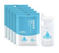 Orinal portátil para niños, Inodoro de Viaje 700ml,Inodoro portátil para Acampar, Bolsas de para Viajes de Hombres, Inodoro de Viaje, urinarios para Acampar para Hombres y Mujeres, Alta Absorbe