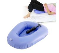 Orinales hinchables para orinales de lactancia, para madres y mujeres, ancianos y discapacitados (azul oscuro, tamaño L)