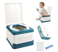 Orinales Infantiles Orinal Portatil Plegable Niños 1-3 Años WC Vater Portatil para Niños Bebé Inodoro Infantil Plegable Potty Training Asiento para Viaje Camping con Bolsas de Limpieza