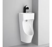 Orinales Urinario Antisalpicaduras Para Hombres A Prueba De Derrames, Urinarios Domésticos Esquina Descarga Masculina, Orina Adultos Colgado En La Pared Sin Contacto(White)