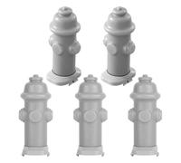 Orinar perros falsos de hidrante de bomberos para interiores, 5 x entrenamiento de orina para perros, accesorio realista para perros como decoración de jardín para cachorros con función de césped y