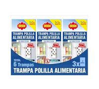Orion - 6 x Trampa Polilla Alimentos | Sin Insecticidas y sin Olor| para Despensa y Cocina | Quedan Atrapadas en el Interior y No se Ven | Más Higiénicas, Eficacia Durante 6 Semanas