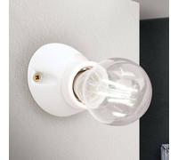 ORION Aplique de pared de cerámica Frost, blanco True