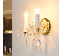 ORION Aplique de pared Marie Claire, cristal, 2 luces True