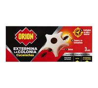 Orion - Cebo Mata Cucarachas, Elimina la Colonia y Nido, Gel de Alta Atracción, Eficacia profesional con Acción Prolongada - 3 uds