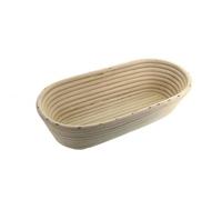 ORION - Cesta de pan de ratán para pan ovalado casero 32 x 15 cm, altura 9 cm