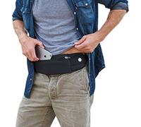Orion cinturón de viaje para llevar su teléfono, dinero, pasaporte mientras senderismo, viajar, correr, caminar - ajustable resistente al agua Fanny Pack para hacer Recados, Parques de atracciones, Negro