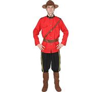 ORION COSTUMES Hombre Rojo Policía Montada del Canadá uniforme militar disfraces