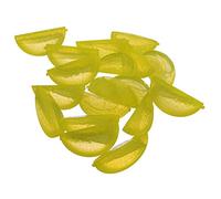 ORION Cubitos de hielo coloridos de plástico para cubitos de hielo, 20 unidades, reutilizables, cubos de limones