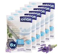 Orion - Deshumidificador granulado 450 g x 6 gránulos de recambio para absorber la humedad, cloruro de calcio, paquete de recambio universal con fragancia contra la humedad