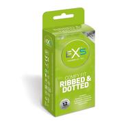 Orion Exs Condoms Exs Ribbed, Dotted & Flared - 12 Pack Exs Condoms 590 g