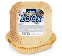 orion group Airfryer - 100 hojas de papel de horno cuadradas para freidora de aire caliente, horno y microondas, resistente al calor, resistente a la grasa y apto para alimentos