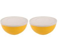 orion group Bol para masa, levadura, para mezclar con tapa, 4 L (Paquete de 2)