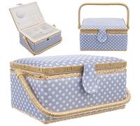 orion group Costurero organizador para accesorios de costura, hilo de coser, 30 x 23 x 12 x 16 cm