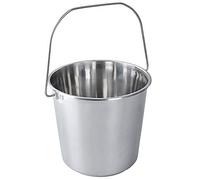 ORION GROUP Cubo de acero inoxidable para cocina, cubo para leche y alimentos, 18 L