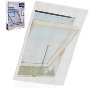 orion group Mosquitera para claraboya de 140 x 120 cm - Se puede cortar a medida - Fácil cierre de - Cremallera integrada para una apertura cómoda - Protección eficaz contra insectos blanco