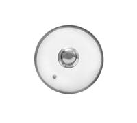 orion group Tapa de cristal con borde de acero inoxidable