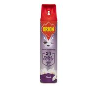 Orion - Insecticida en Aerosol 2en1 Mata y Protege contra Moscas y Mosquitos, Aroma Floral - 600 ml