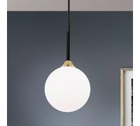 ORION Lámpara colgante Snowwhite, 1 luz, negro