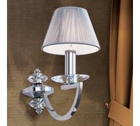 ORION Lámpara de pared Avala con aplicaciones de cristal