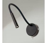 ORION Lámpara de pared LED Colin flexible en negro True