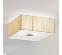 ORION Lámpara de techo de tela Benjamin, cuadrangular